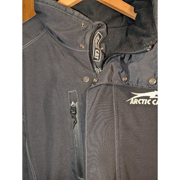 Arctic Cat Arcticwear Women's Black Coat Size XL Zip Alpine Jacket Reflective - Picture 4 of 12